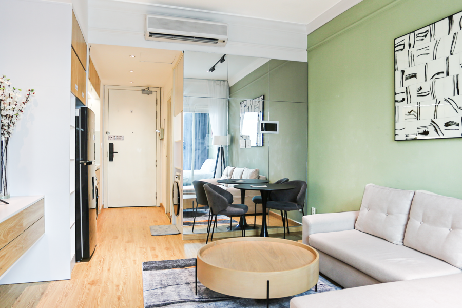 Luxury 1BR Loft 40m² | City View & Pool | Manor2410